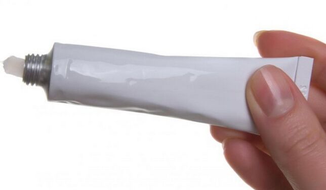 Gebruik gel voor spataderen